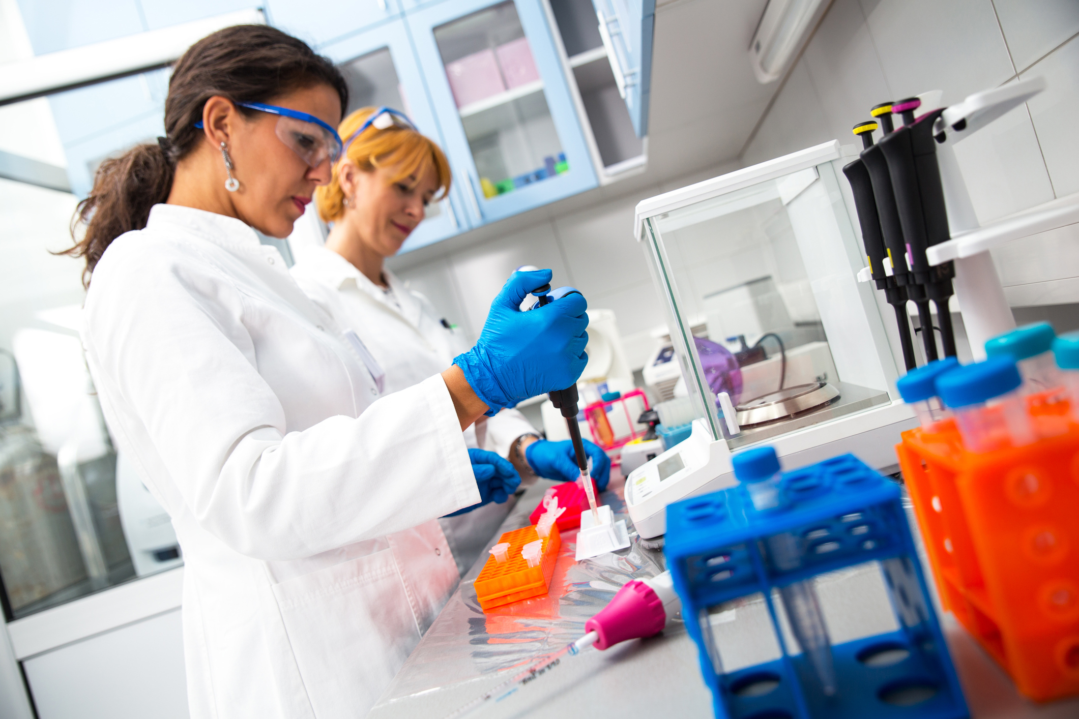 Image of lab workers