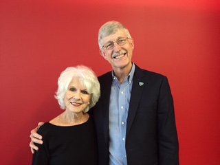 Image of Dr. Collins and Diane Rehm