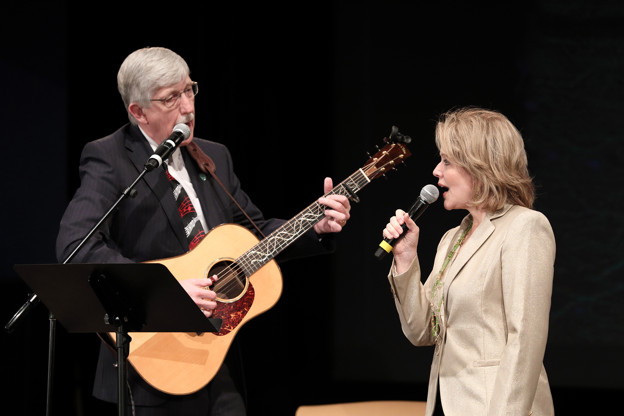 Dr. Collins and Rene Fleming