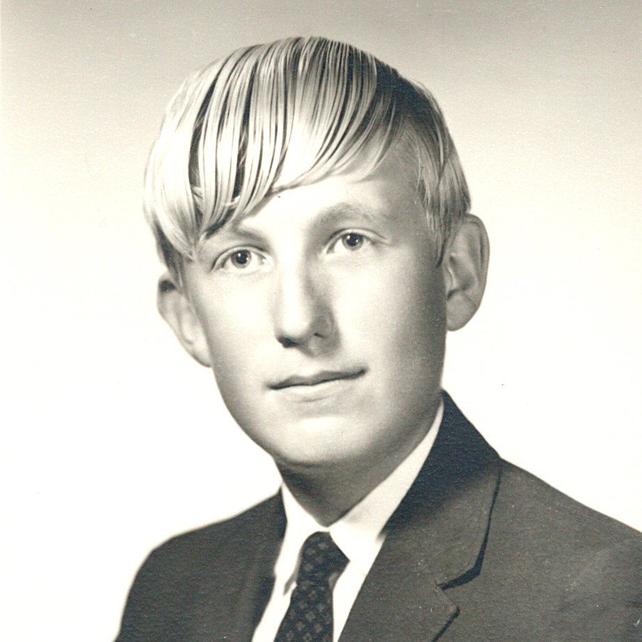 High school graduation photo of Dr. Collins at 16 years old
