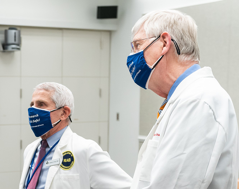 Drs. Collins and Fauci join Mary Louise Kelly on NPR All Things Considered to reflect on the year anniversary of the pandemic