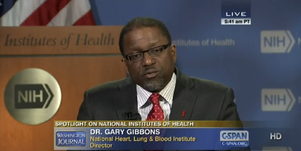 video screenshot of Dr. Gary Gibbons.