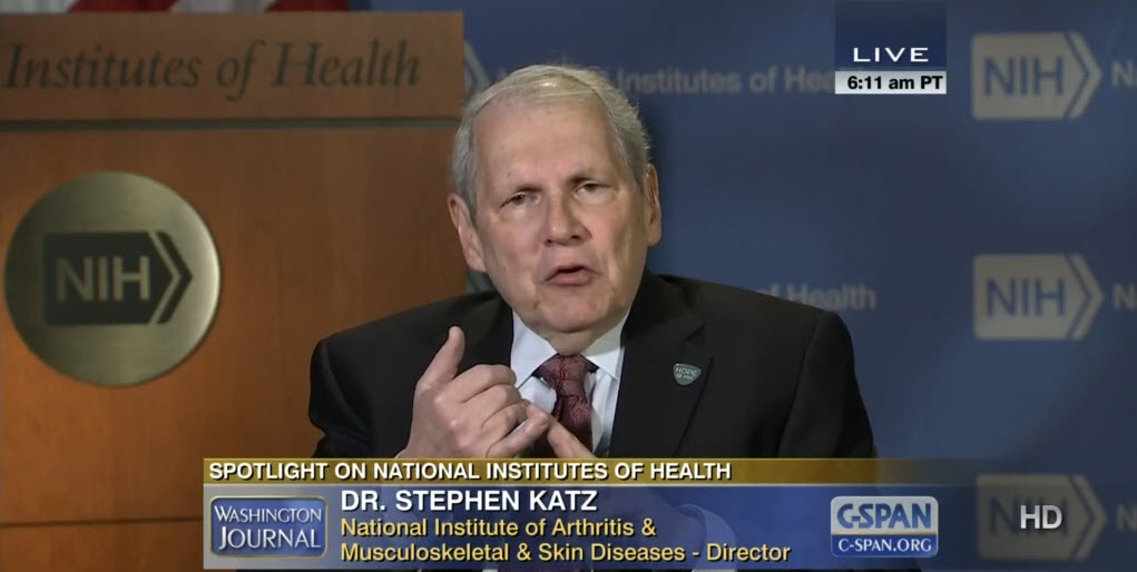 video screenshot of Dr. Stephen Katz.