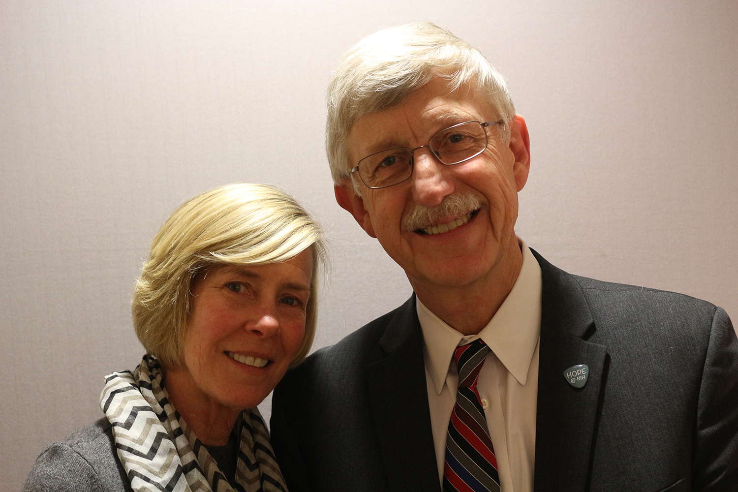 Diane Baker and Francis Collins