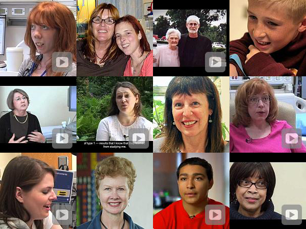Collage of volunteers in a grid format.