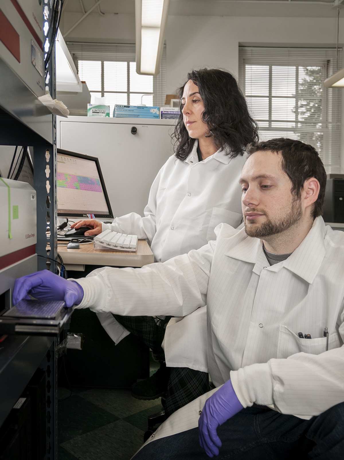 Researchers using the RT-QuIC diagnostic assay