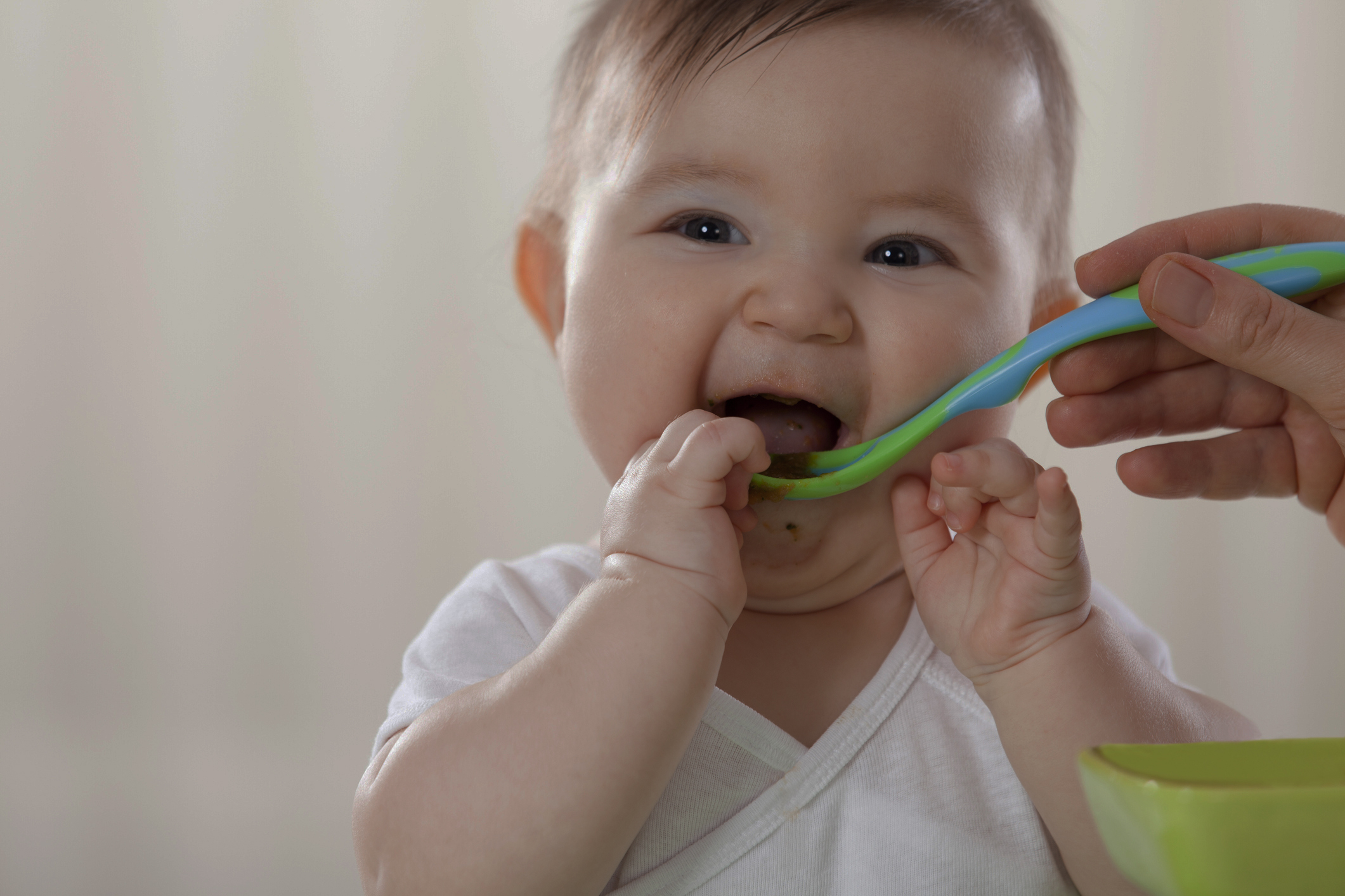 Baby eating