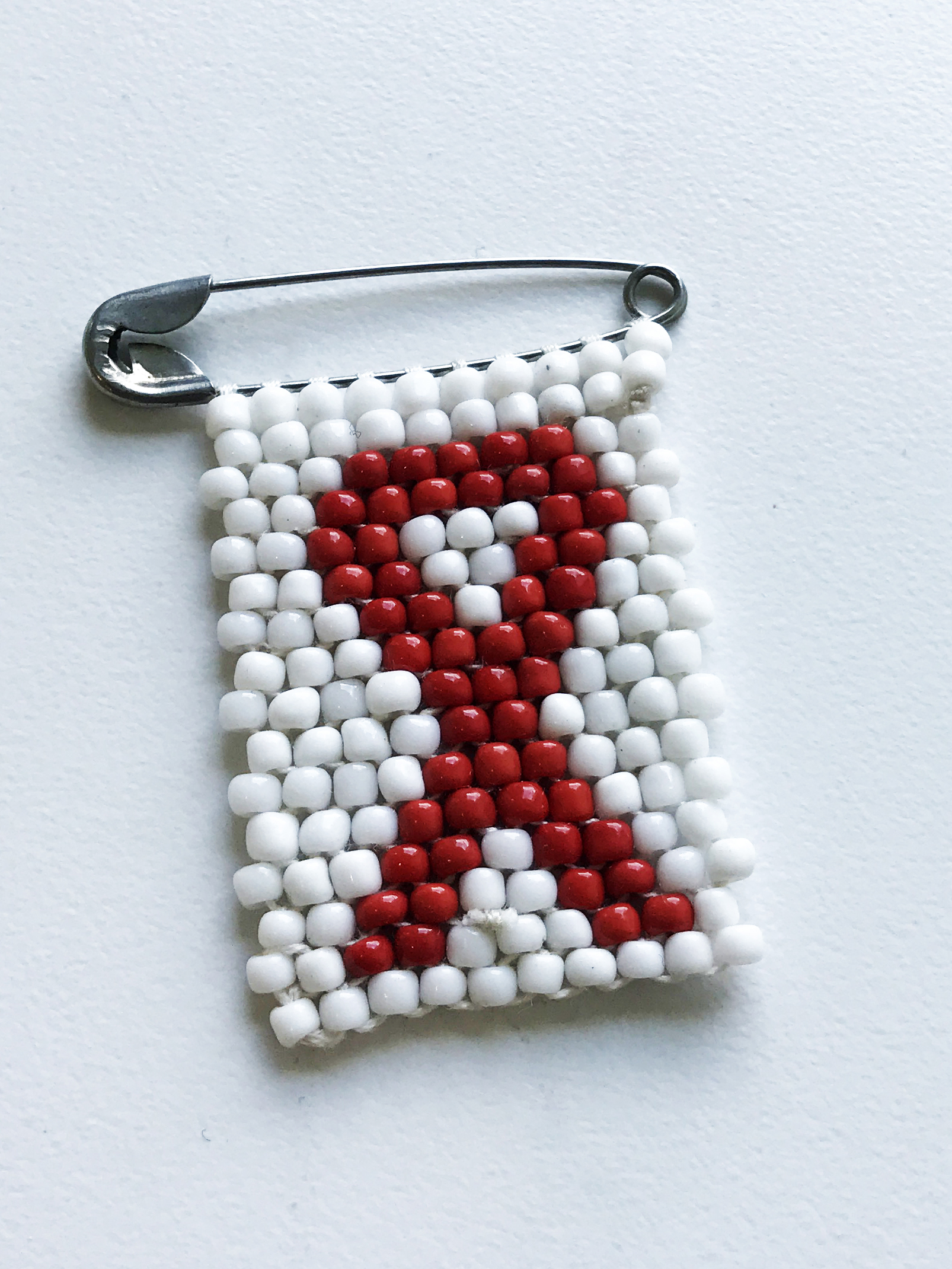 Image of an HIV awareness ribbon pin