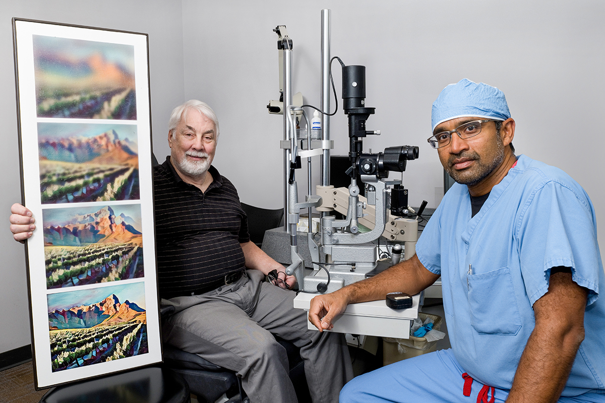 Image of doctor and patient