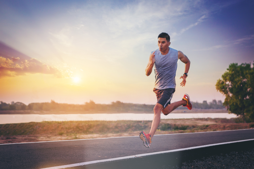 Image of a man running