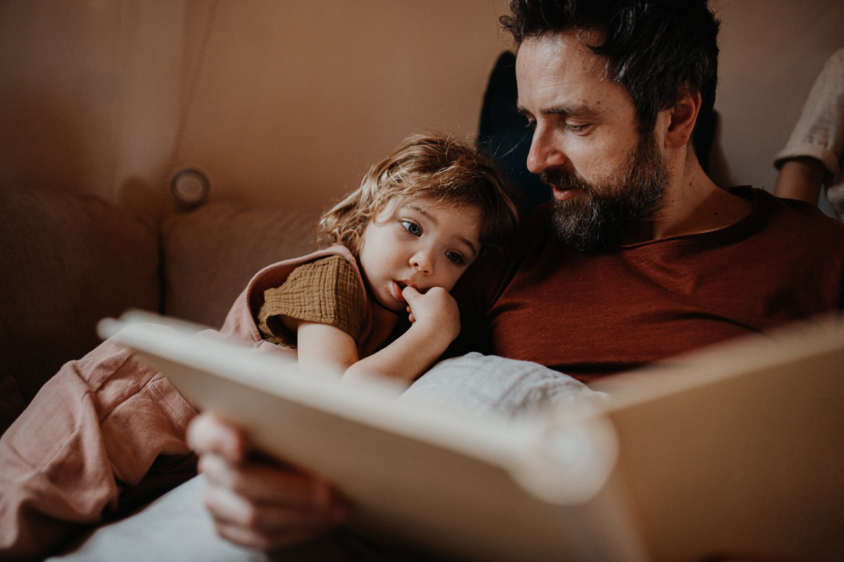 Image of a father and daughter