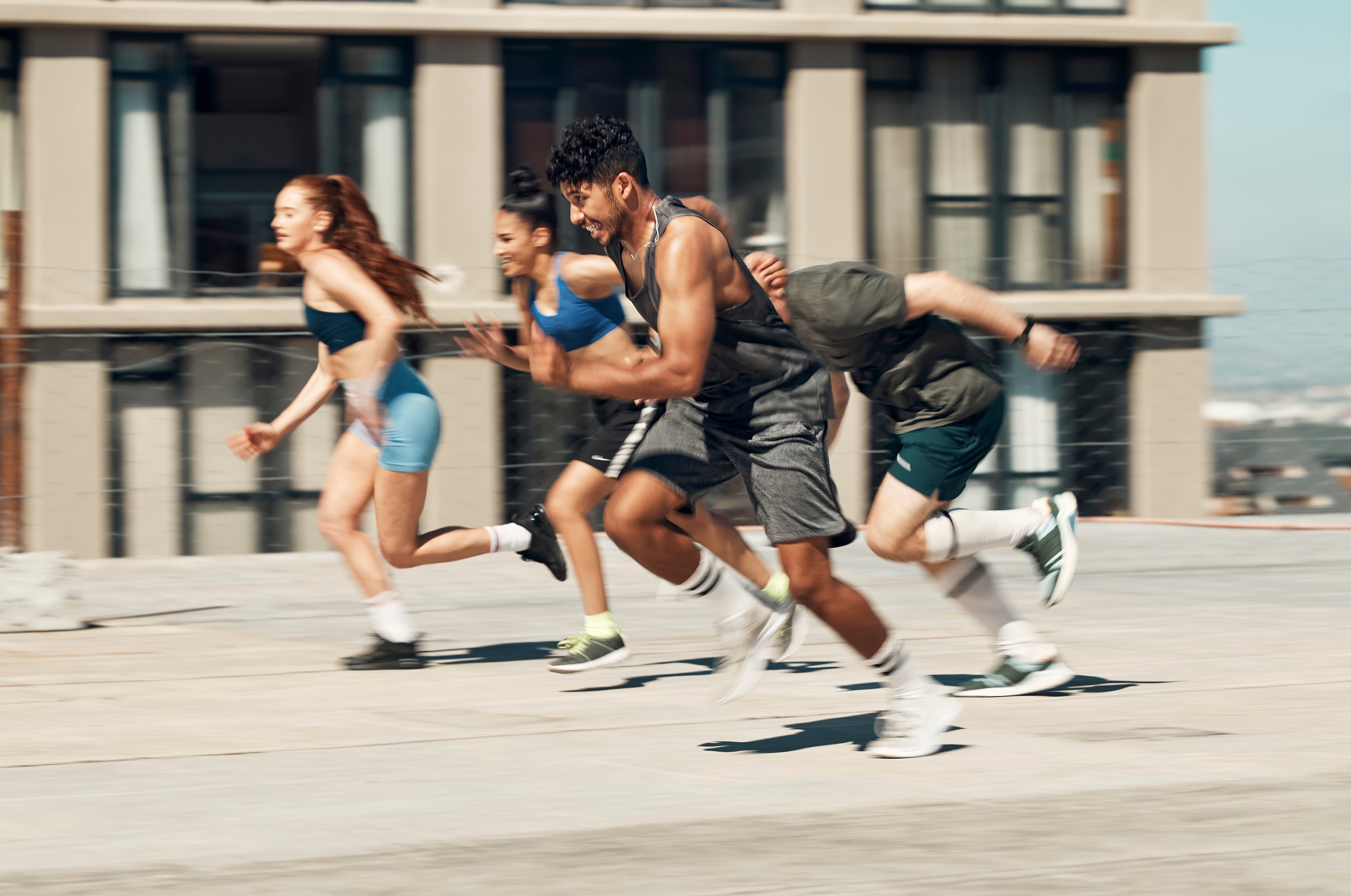 Men and women run, sport training and workout, active and sports lifestyle. Men and women run, sport training and workout, active and sports lifestyle