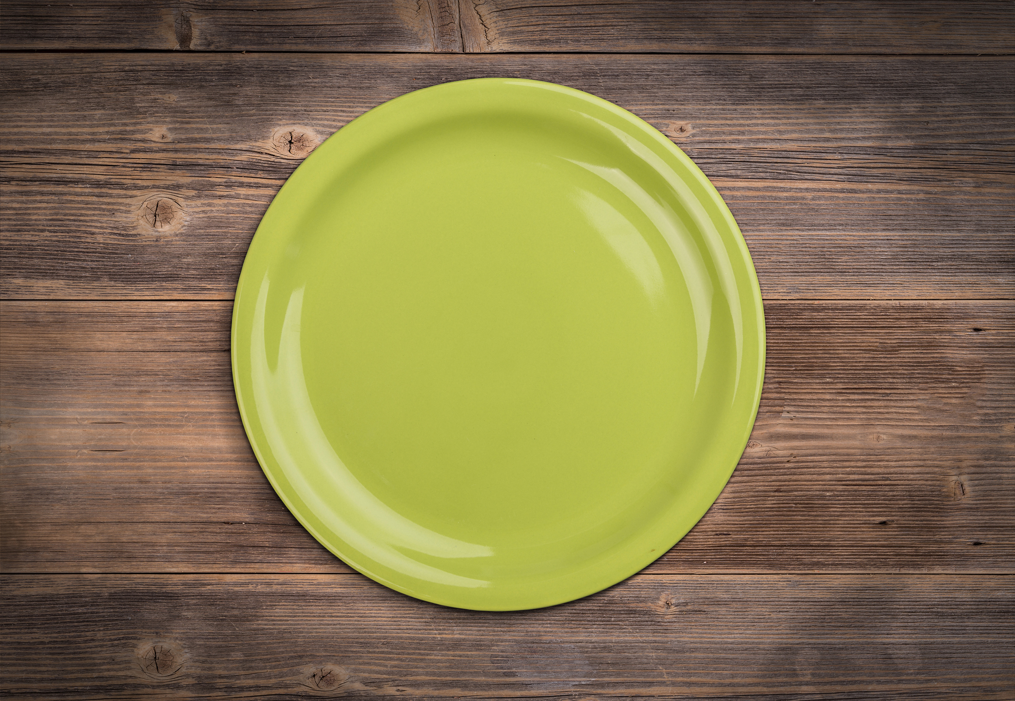 Photo of an empty plate