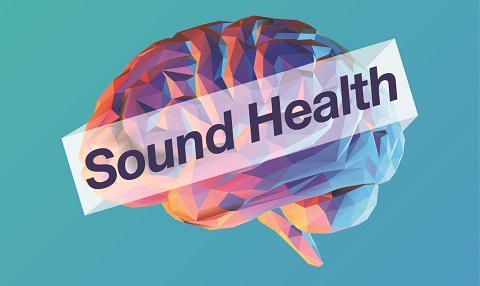 Brain image with Sound health banner