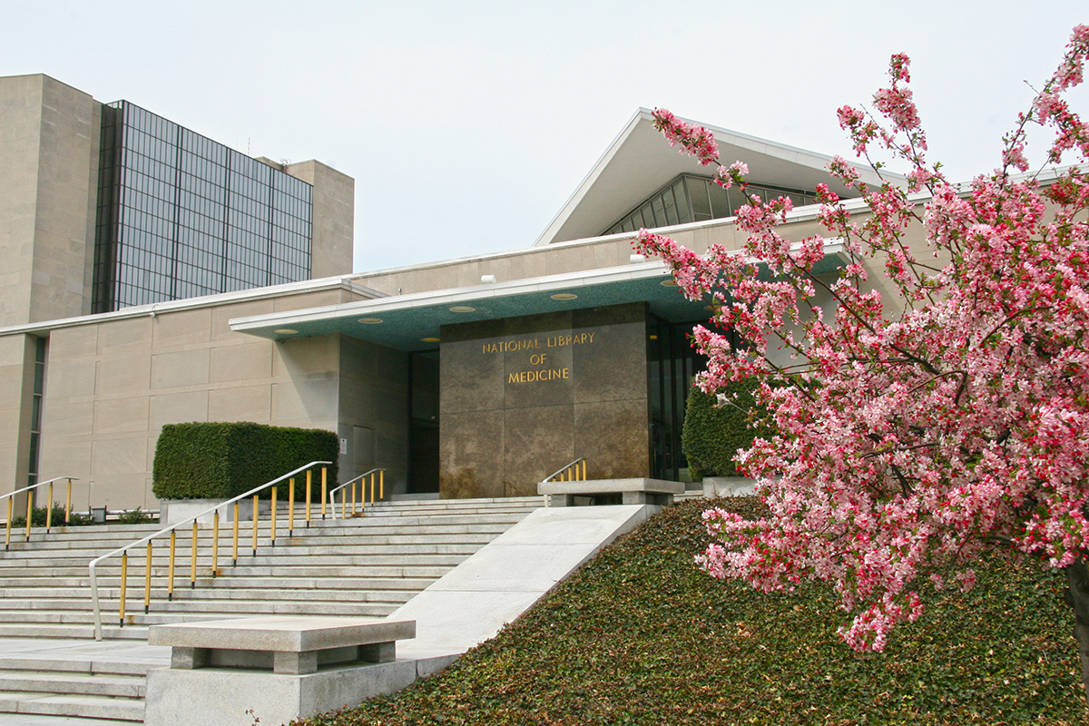 National Library of Medicine entrance