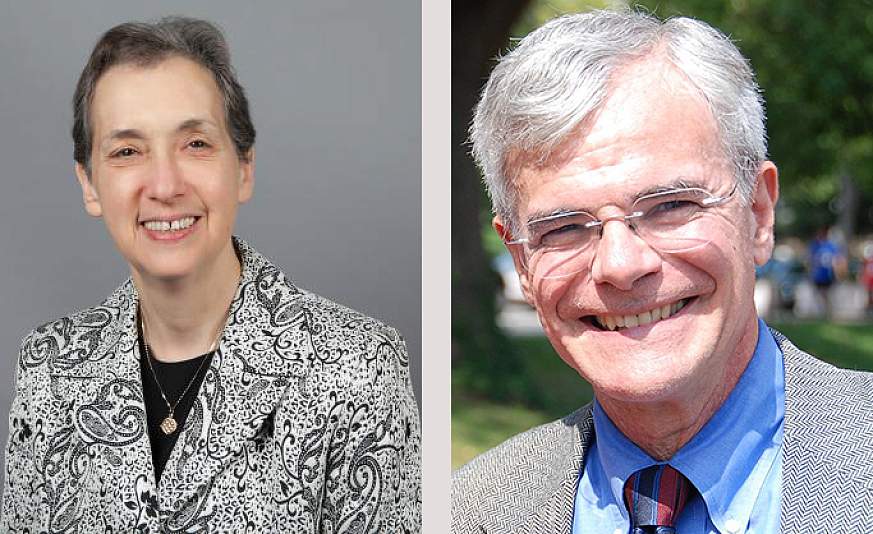 Nina F. Schor, M.D., Ph.D (left), Michael M. Gottesman, M.D.(right)