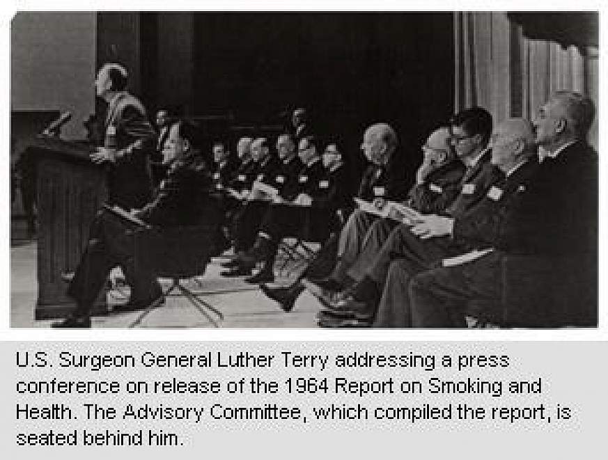 Archive photo of the U.S. Surgeon General, Luther Terry.