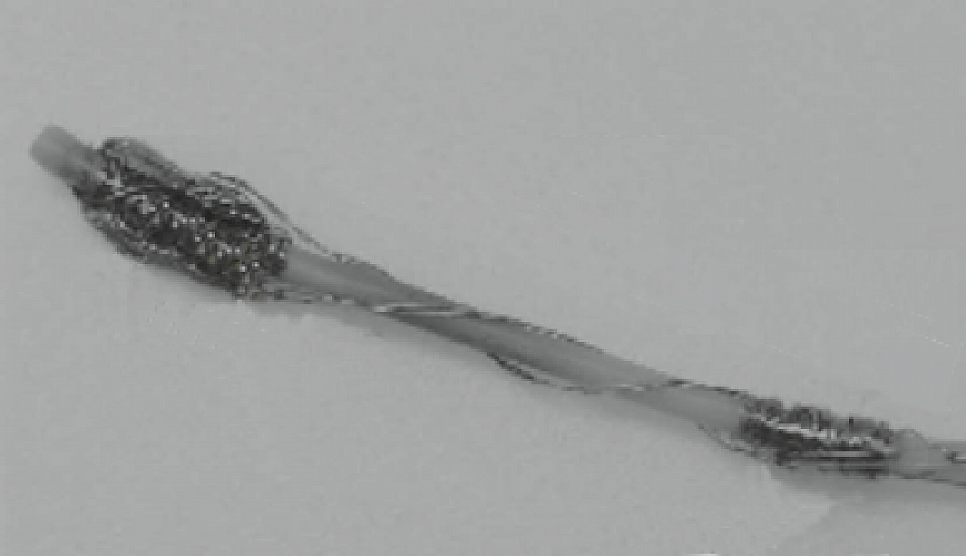 Image of the co-robotic catheter prototype
