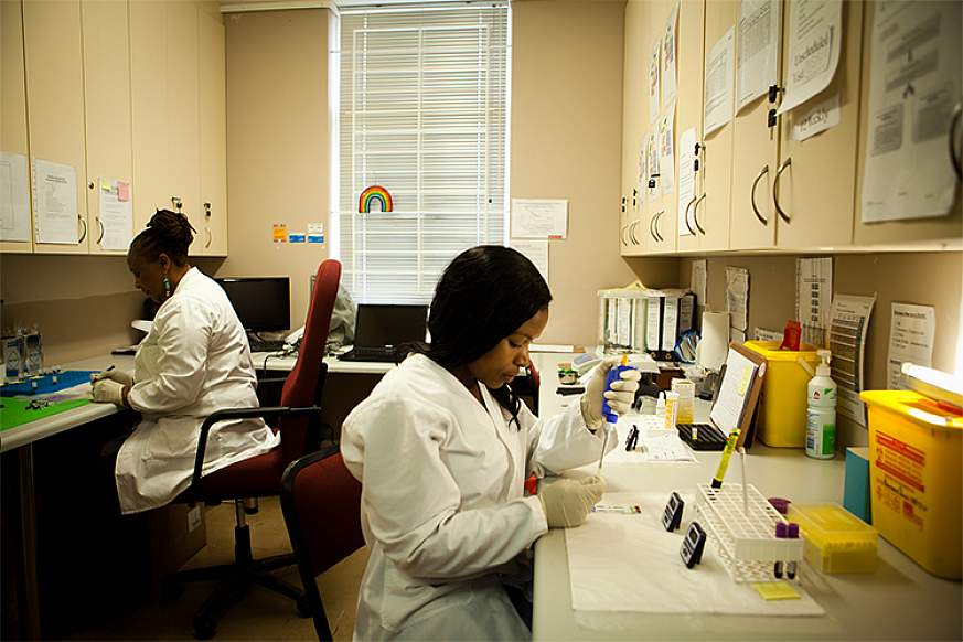 Image of laboratory staff