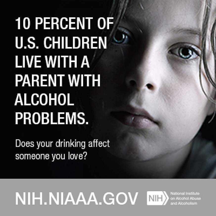 10 Percent of U.S. Children Live with a Parent with Alcohol Problems.