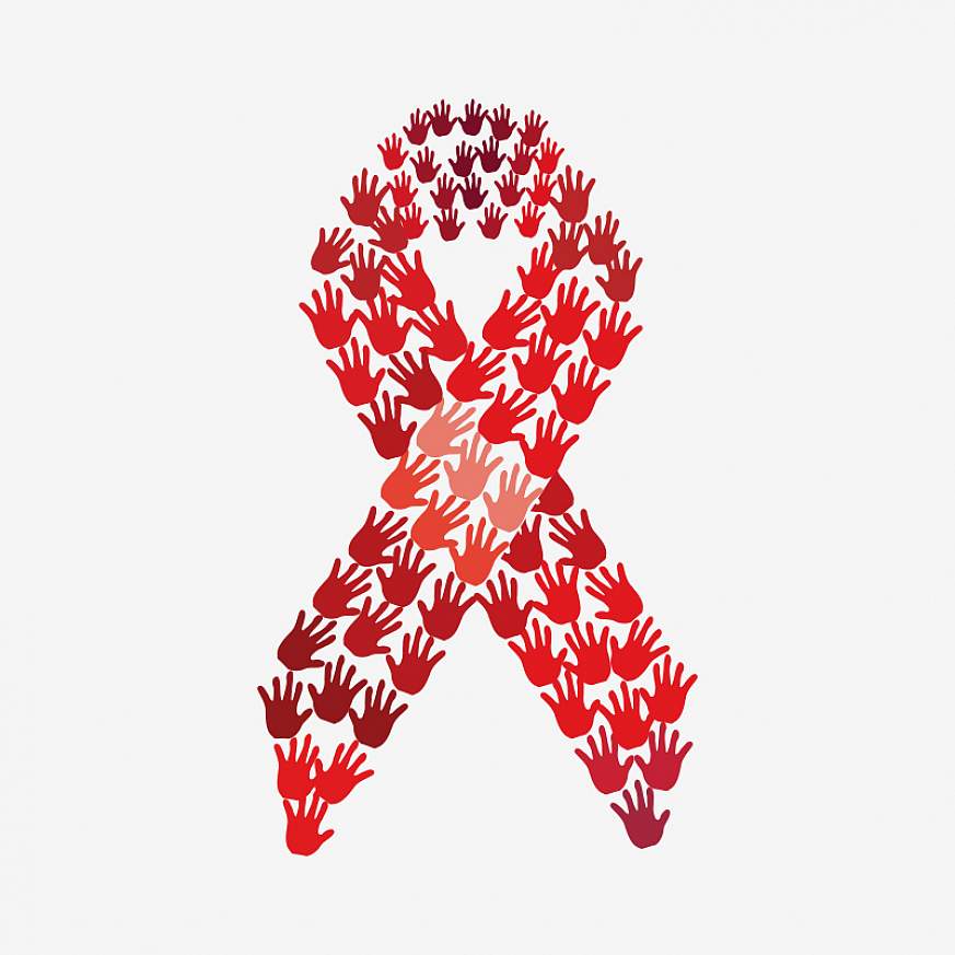 World Aids Day ribbon