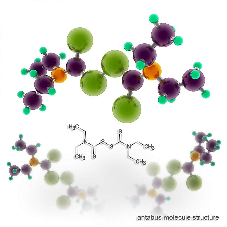 Disulfiram molecule