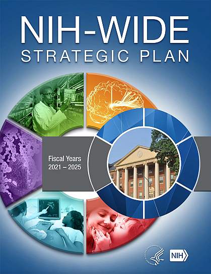 Cover of the NIH-Wide Strategic Plan FY2021-2025