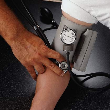 image of blood pressure being taken