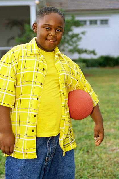 photo of an overweight youth