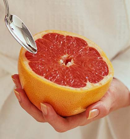 photo of a grapefruit