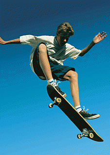 boy on skateboard