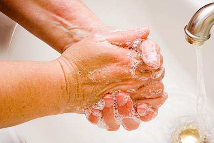 Photo of hands washing