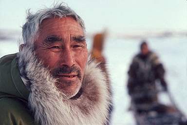 Photo of an older Native American Eskimo man