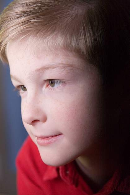 Photo of a boy's face