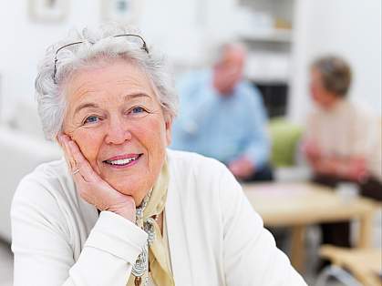 Photo of an elderly woman