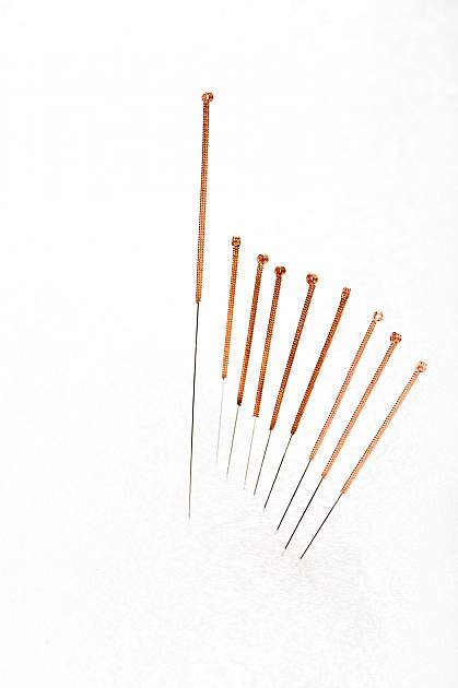 Acupuncture needles.