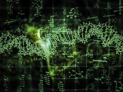 DNA and other molecules.