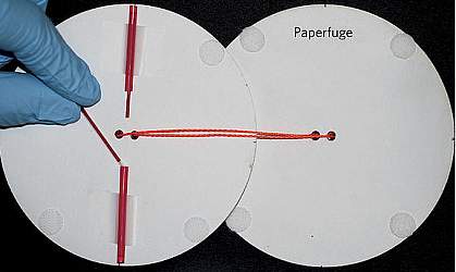 Paper centrifuge
