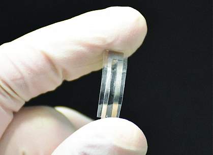 Biodegradable piezoelectric pressure sensor