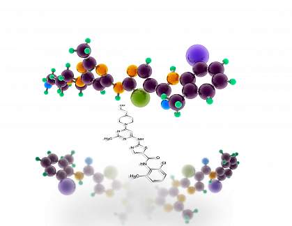 Dasatinib molecule structure 