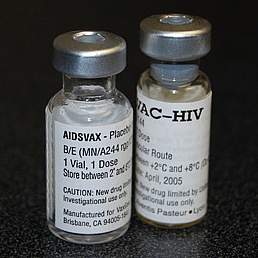 Vials of VAC-HIV.
