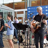 NIH Director Dr. Francis Collins performs with his band
