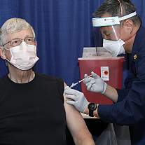 NIH Director Receives Second Dose of Moderna’s COVID-19 Vaccine