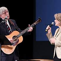 Renée Fleming at the 2019 J. Edward Rall Cultural Lecture at NIH