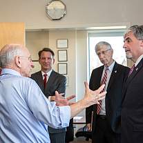 Acting HHS Secretary Hargan visits NIH