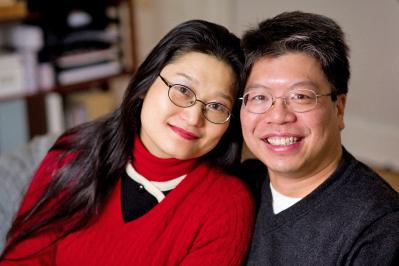 Smiling couple
