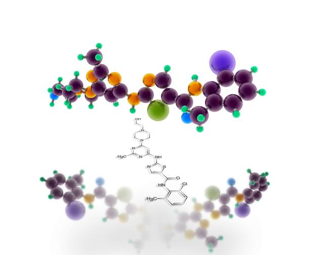 Dasatinib molecule structure 