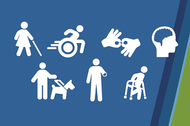symbols for seven disabilities