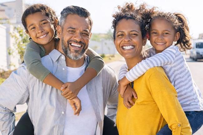 Photo of a family.