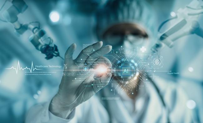 Medicine doctor holding medical global network, Digital healthcare on network, research and development. Medical technology service to solve people health problem. medical technology and innovation.